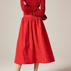 J.Crew Elegant Red Women's Skirt